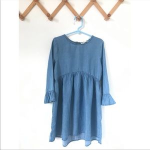 NWT Tucker + Tate denim chambray dress size 6
